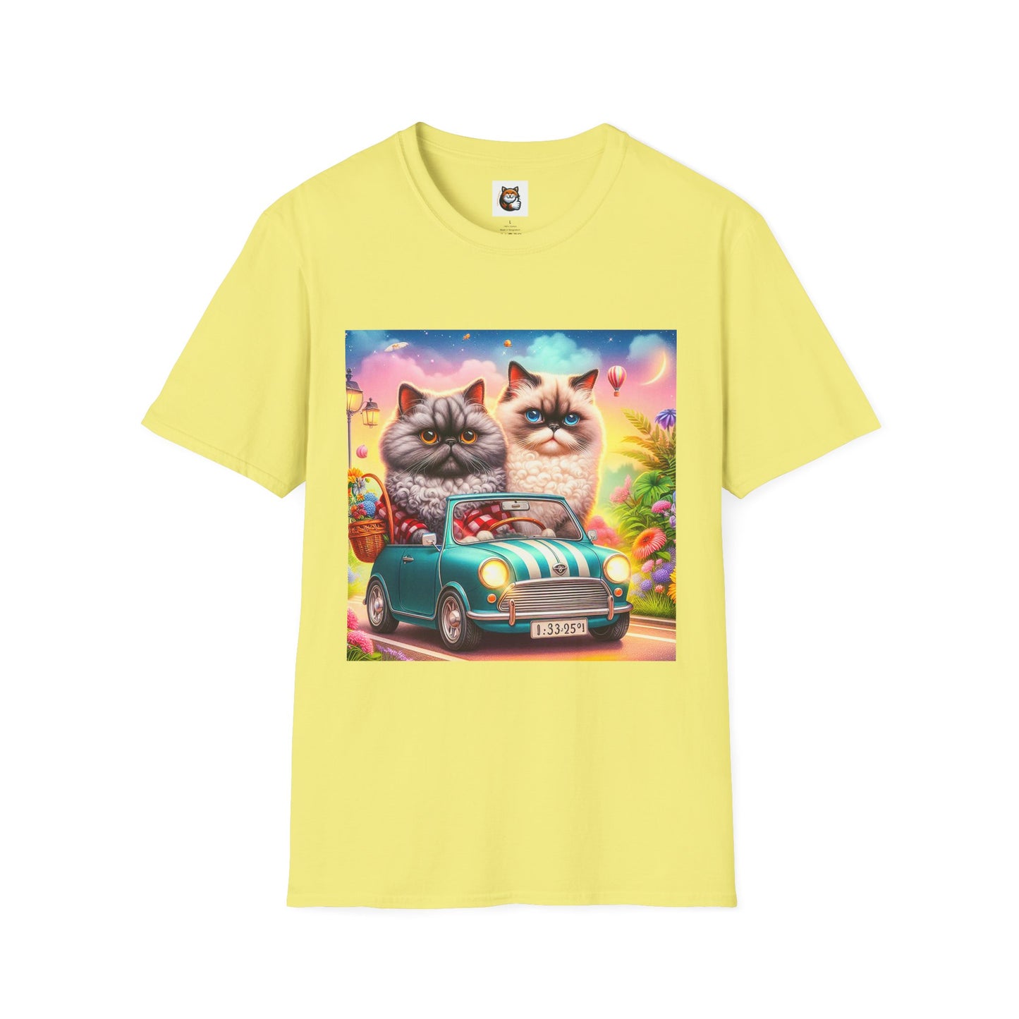 Selkirk Rex Cat T-Shirt tiny car