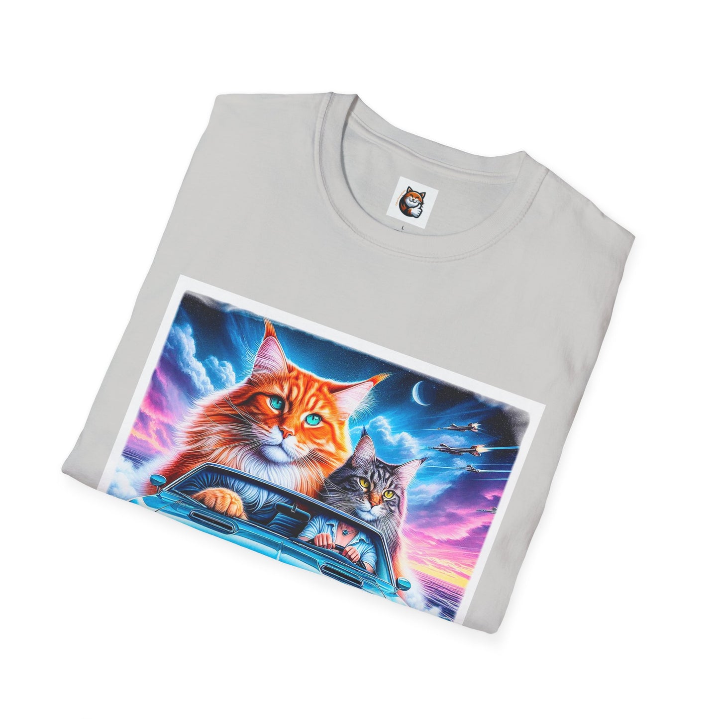 Wacky Maine Coon Unisex Softstyle T-Shirt