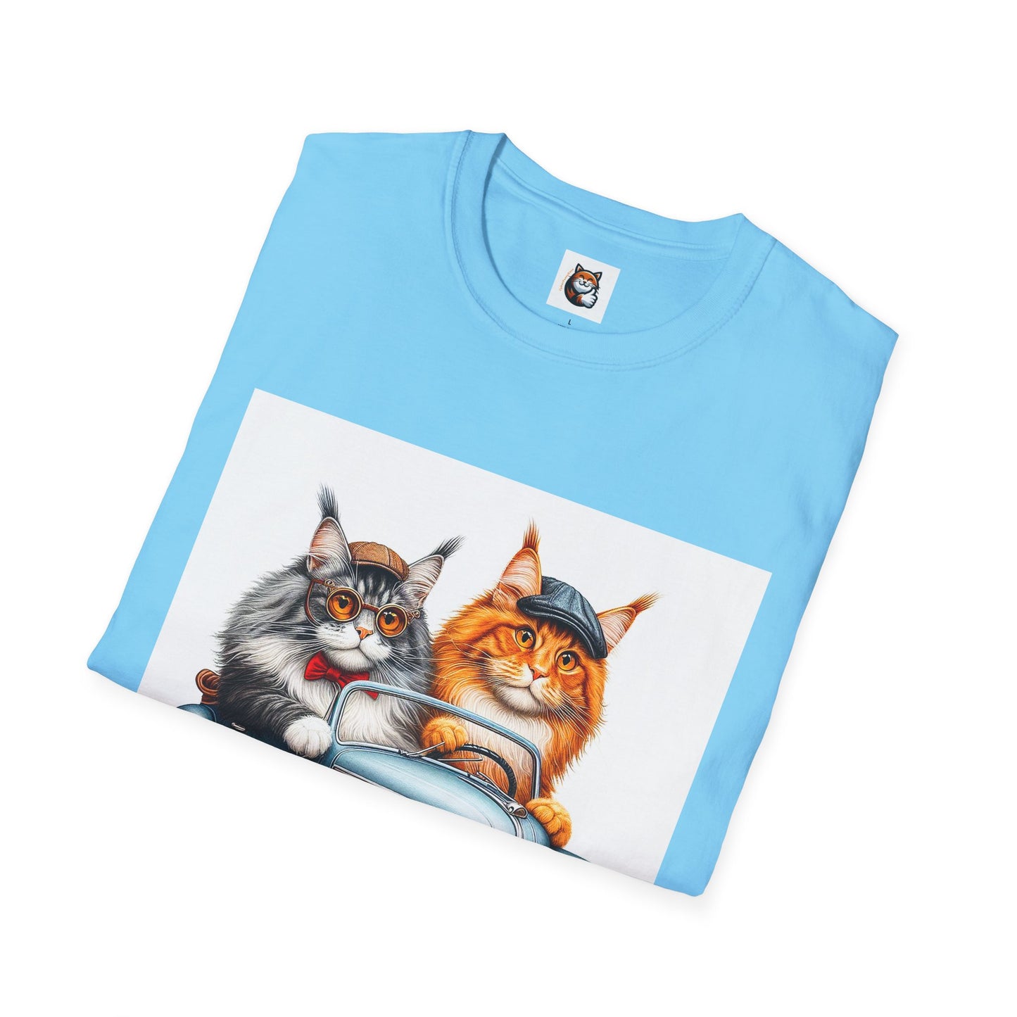 Wacky Maine Coon Unisex Softstyle T-Shirt