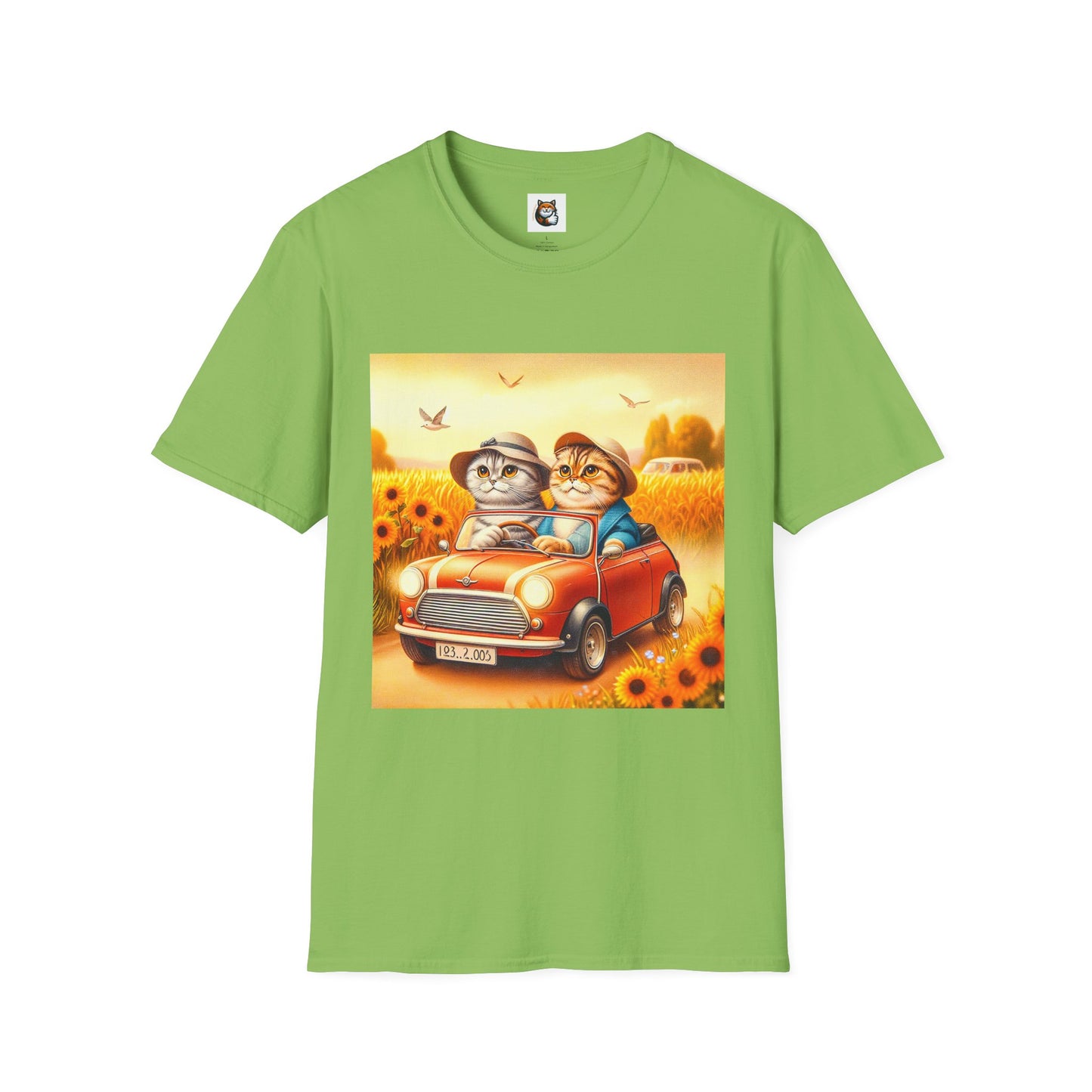 Scottish Fold pretty flowers shirt