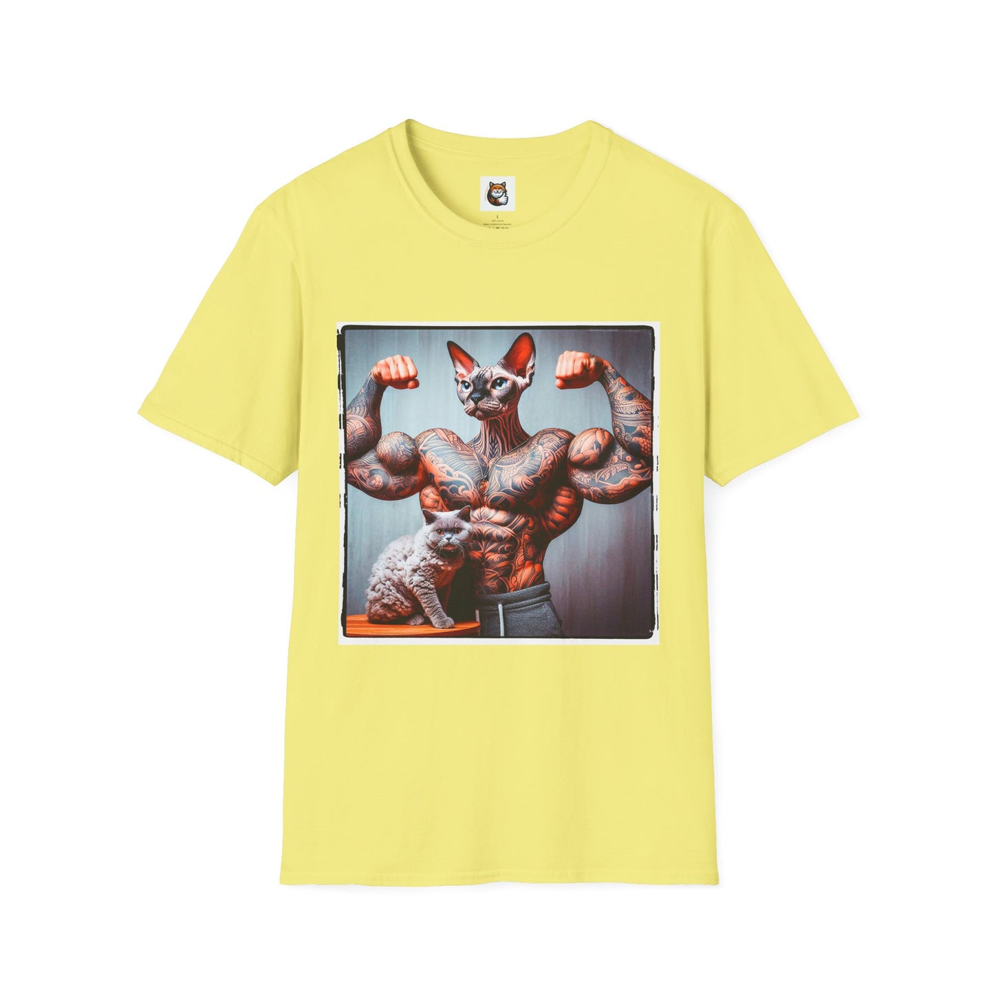 Devon Rex Cat Unisex Softstyle T-Shirt