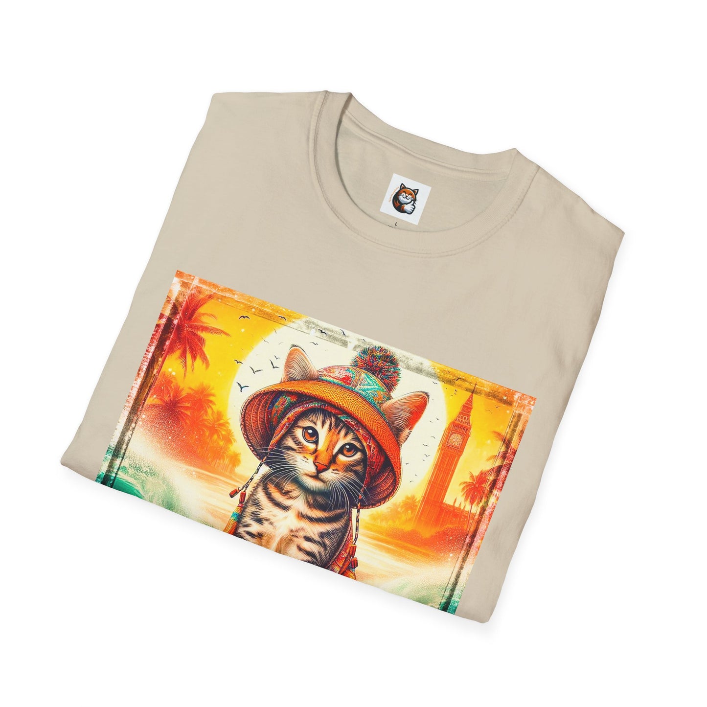 Domestic Cat Unisex Softstyle T-Shirt