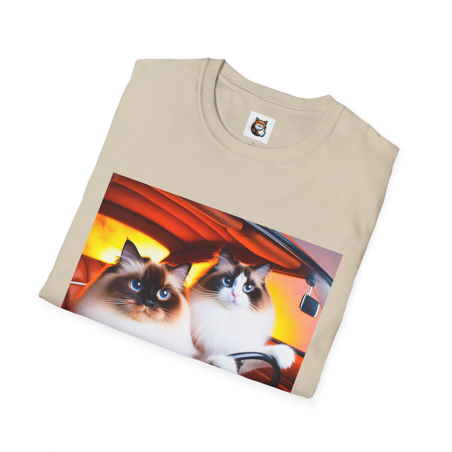 Wacky Ragdoll Unisex Softstyle T-Shirt