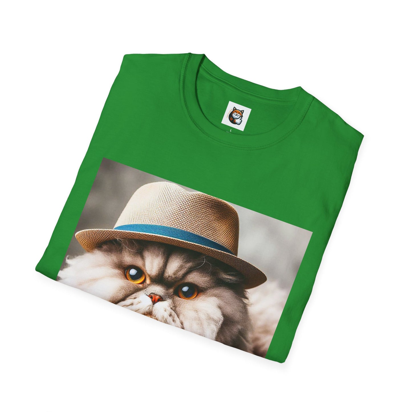 Selkirk Rex Cat T-Shirt top hat and bow tie