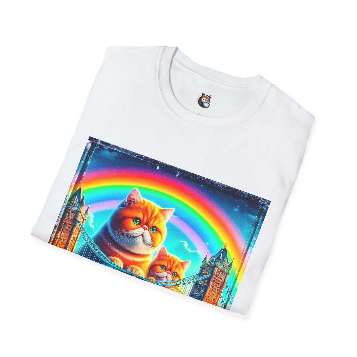 Exotic Shorthair Cat Unisex Softstyle T-Shirt