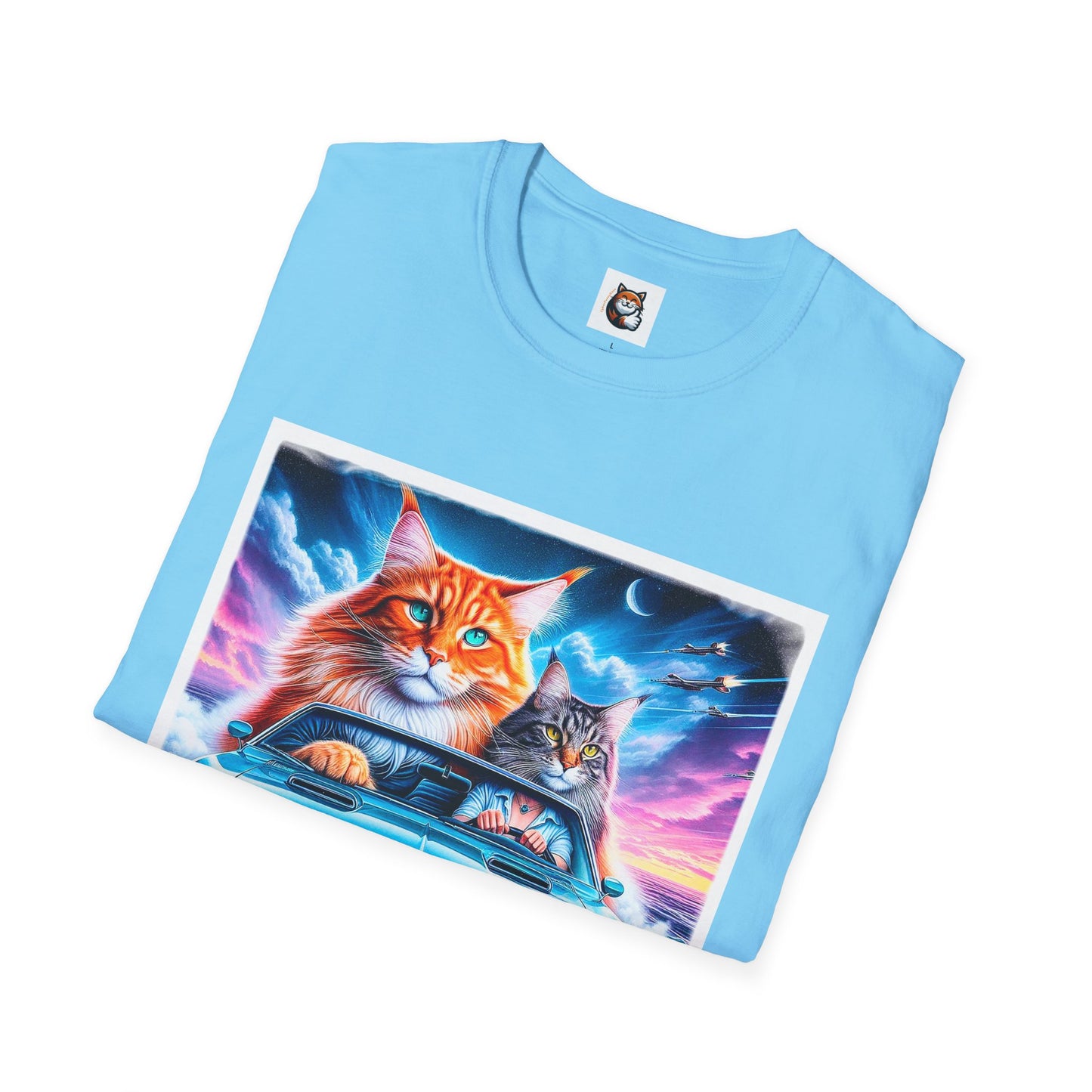 Wacky Maine Coon Unisex Softstyle T-Shirt