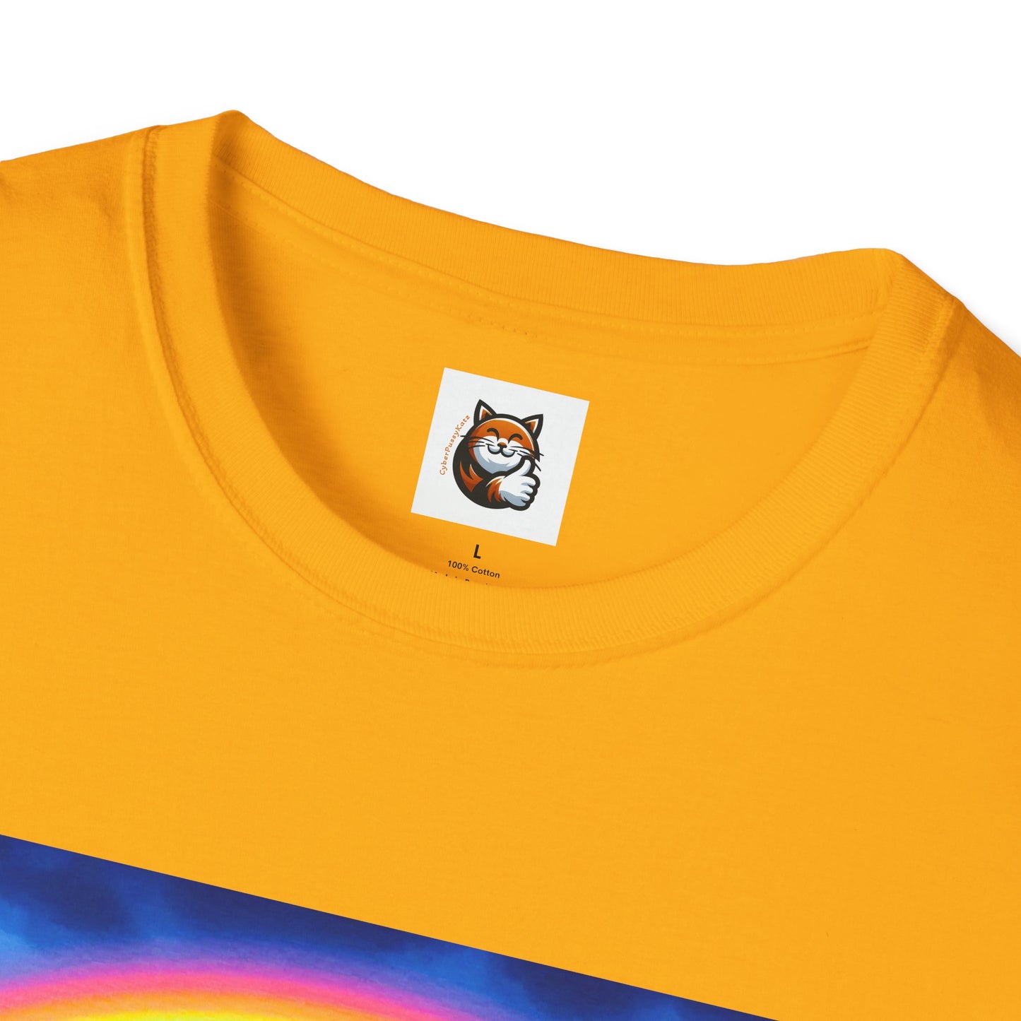 Russian Blue Cat Unisex Softstyle T-Shirt