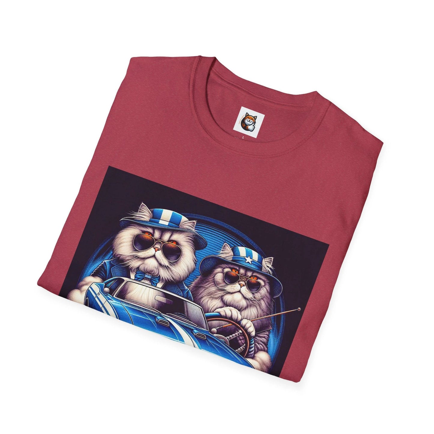 Selkirk Rex Cat T-Shirt - friends cruising by Printify