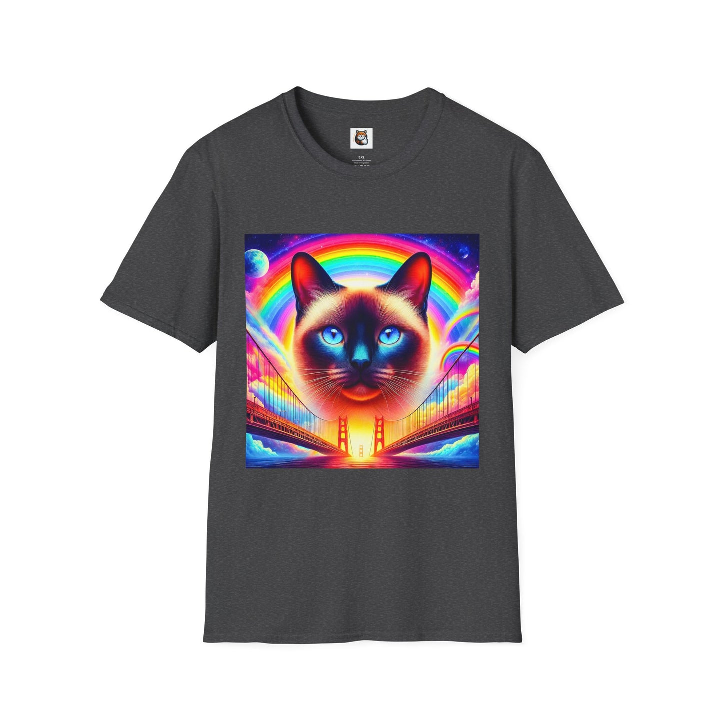 Siamese Cat floating kitty shirt