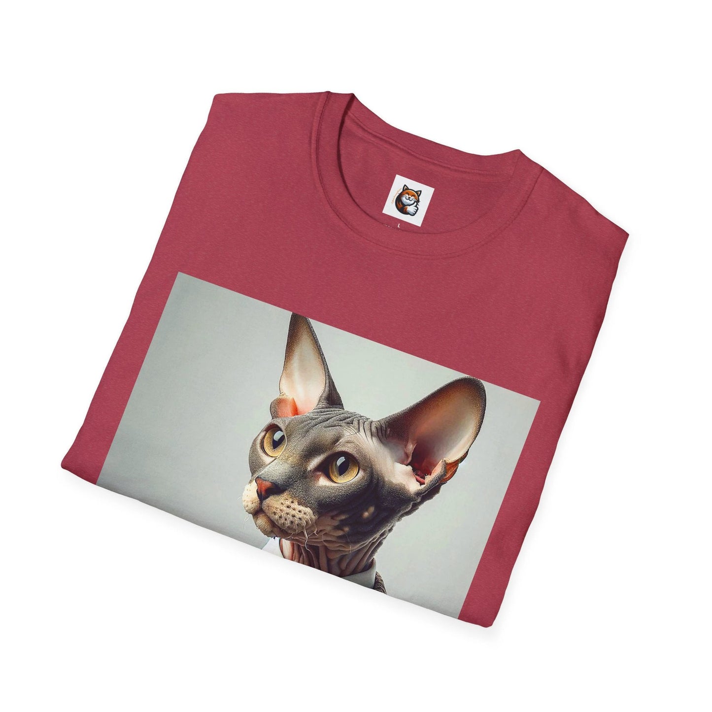 Cornish Rex Cat business professional T-Shirt by Printify