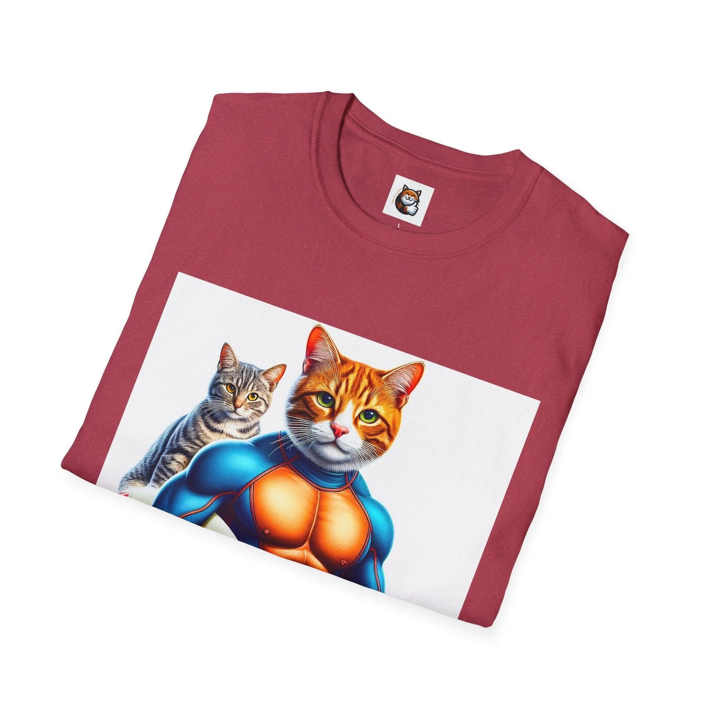 Domestic Cat Unisex Softstyle T-Shirt by Printify