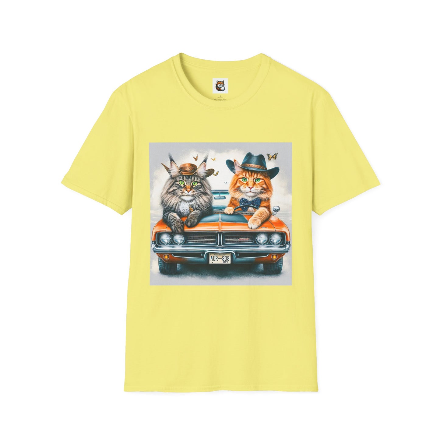 Wacky Maine Coon Unisex Softstyle T-Shirt