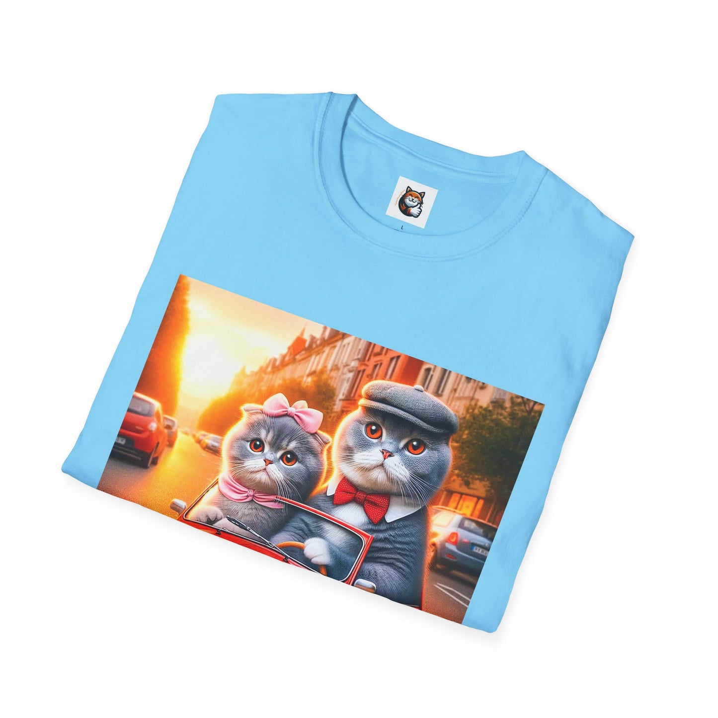 Scottish Fold tiny car T-Shirt