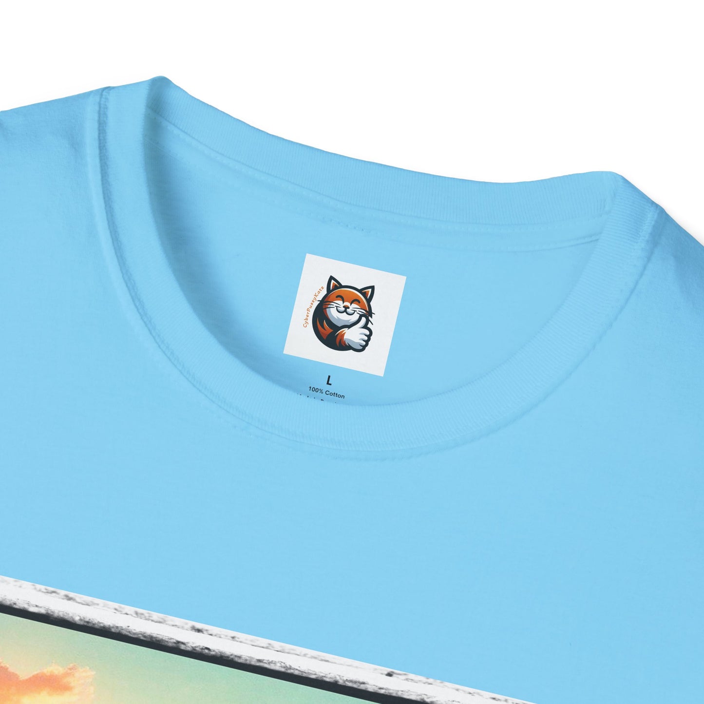 Wacky Cornish Rex Cat couple driving T-Shirt
