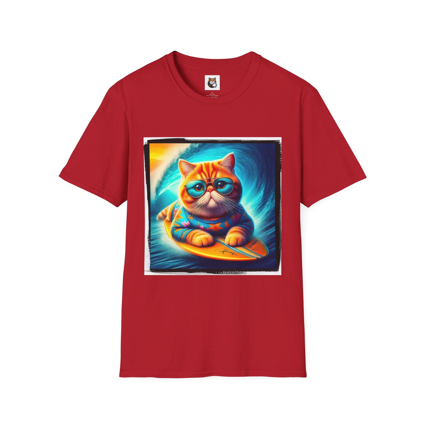 Exotic Shorthair Cat Unisex Softstyle T-Shirt