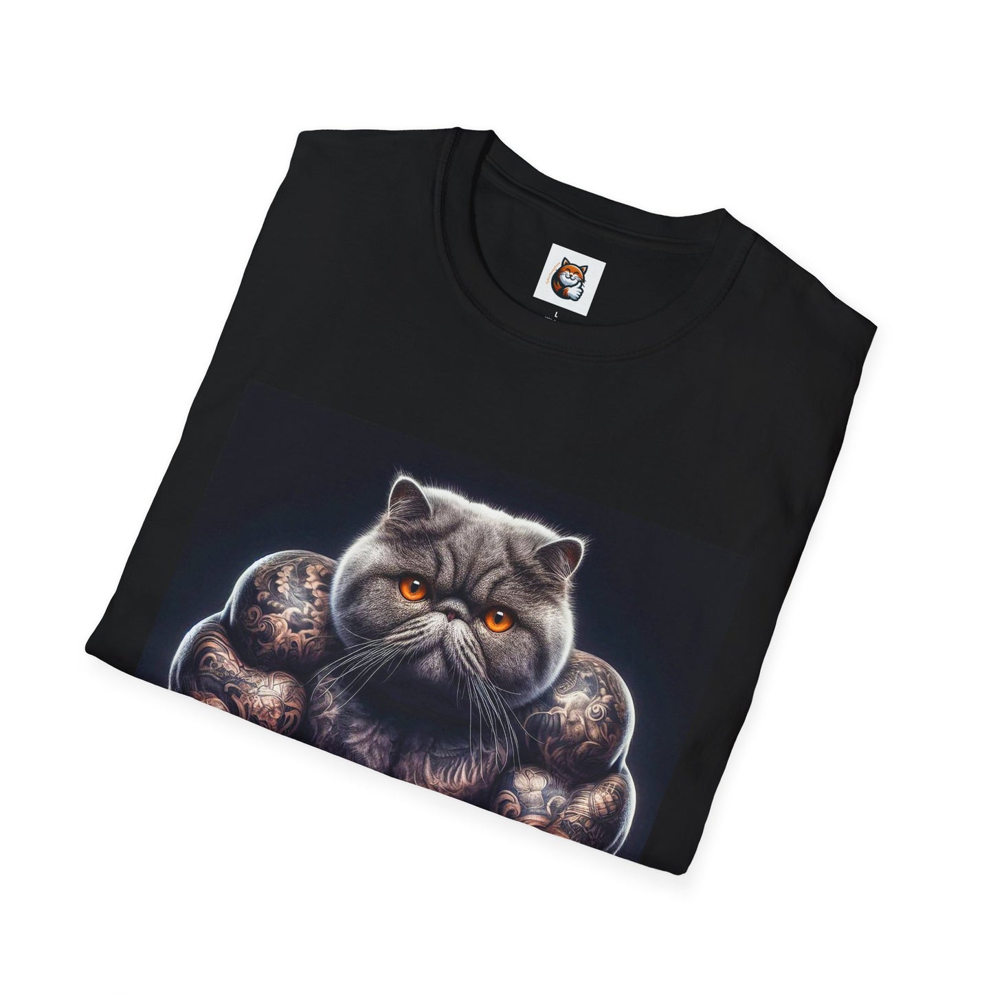 Exotic Shorthair Cat Unisex Softstyle T-Shirt