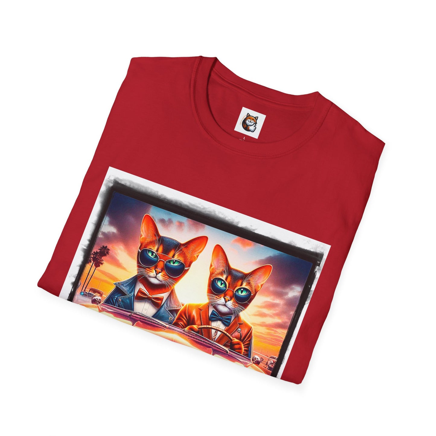 Wacky car driving Unisex Softstyle T-Shirt