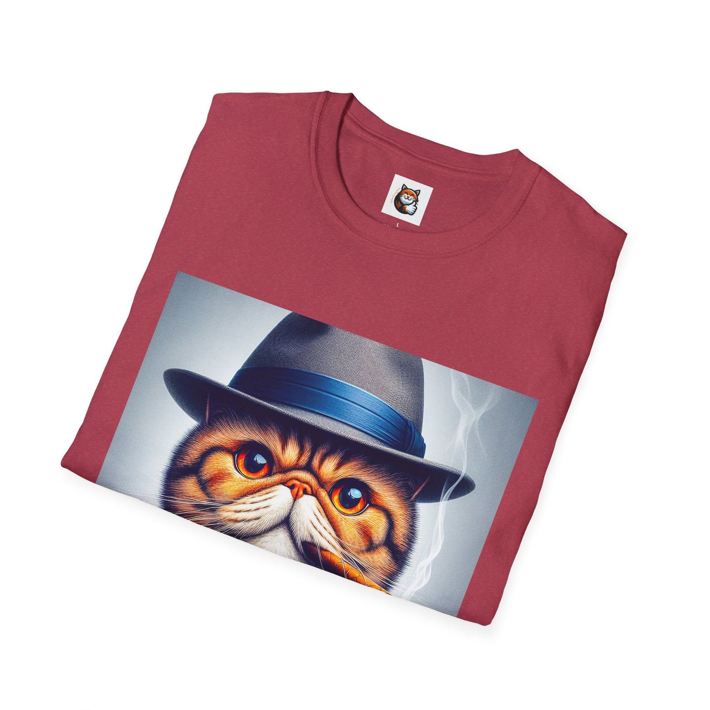 Exotic Shorthair Cat Unisex Softstyle T-Shirt