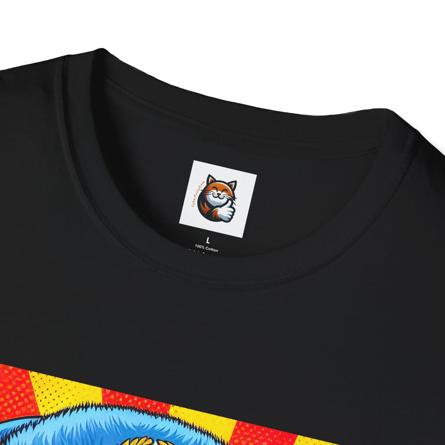 Russian Blue Cat Unisex Softstyle T-Shirt