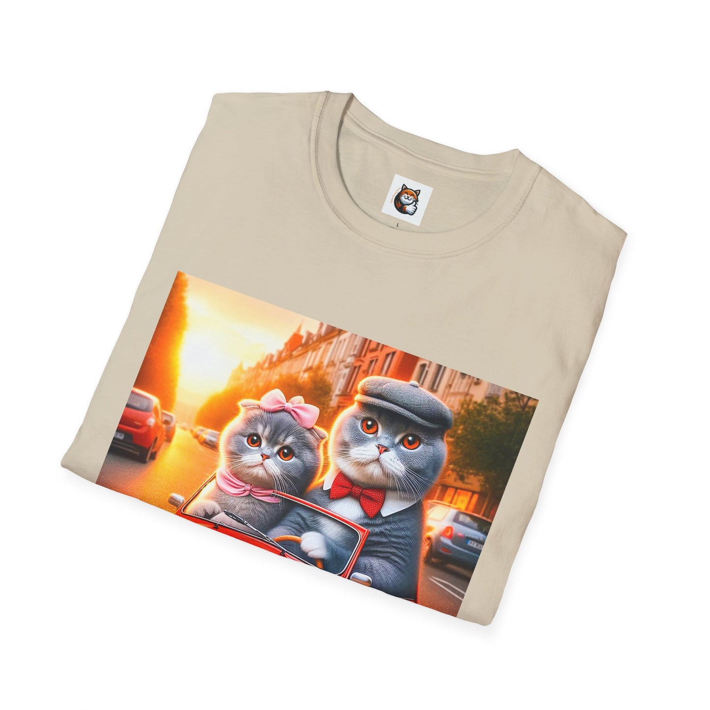Scottish Fold tiny car T-Shirt