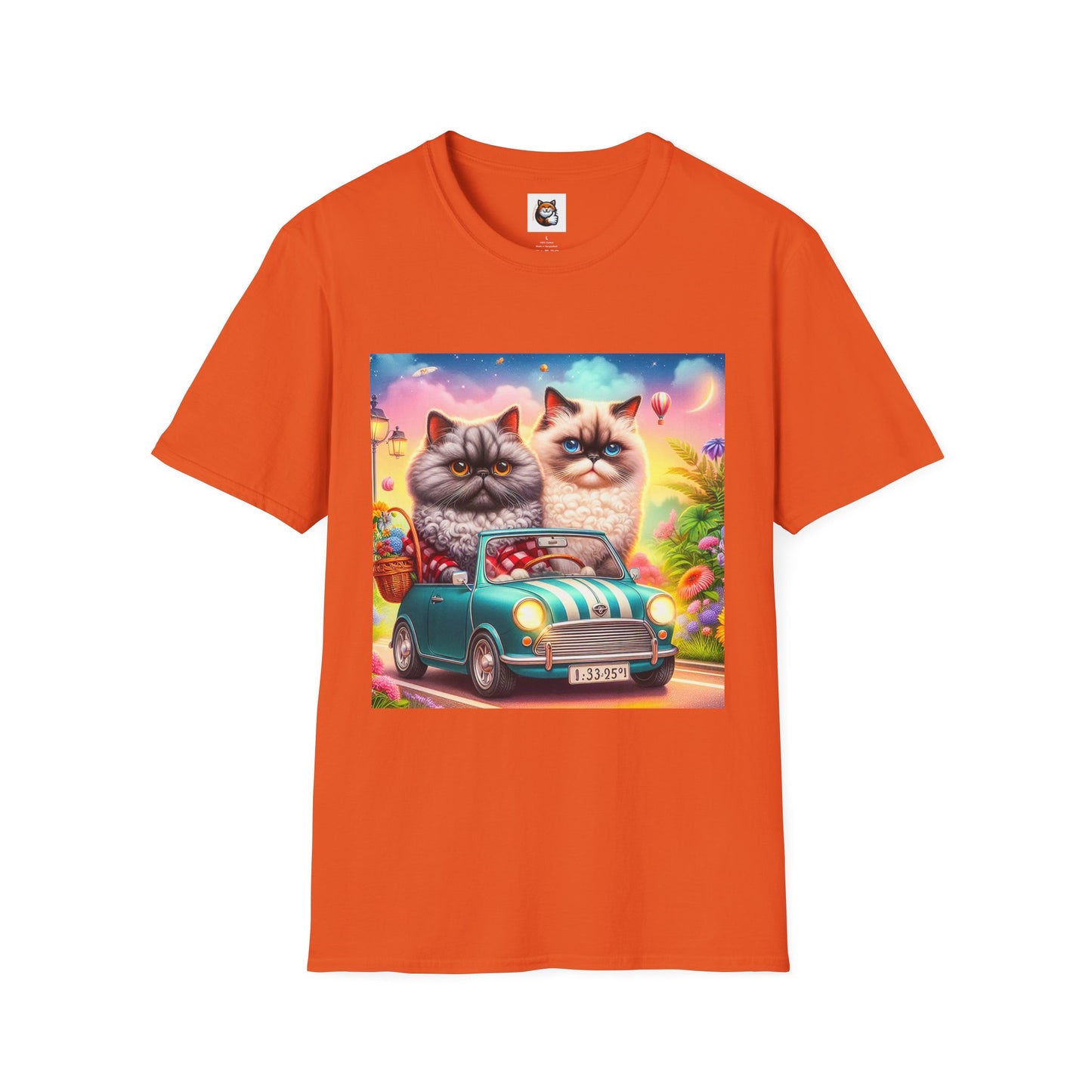 Selkirk Rex Cat T-Shirt tiny car