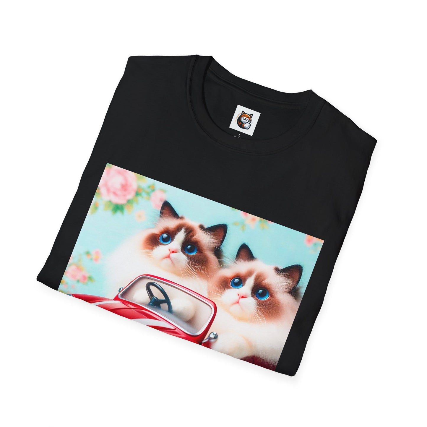 Wacky Ragdoll Unisex Softstyle T-Shirt