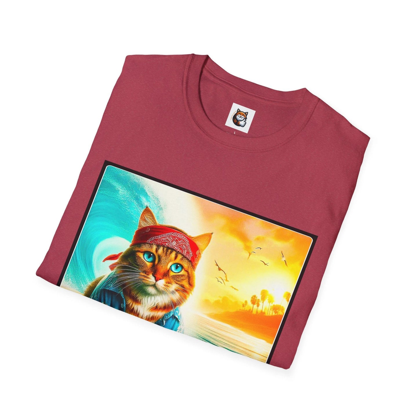 Domestic Cat Unisex Softstyle T-Shirt by Printify