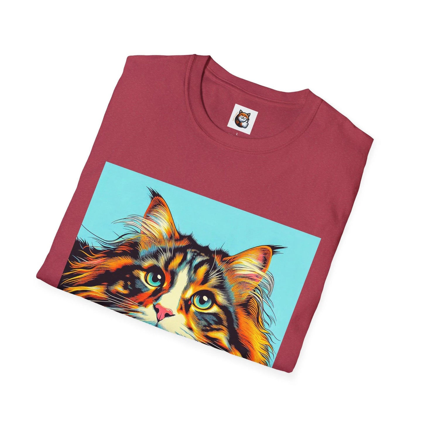 Norwegian Forest Cat Unisex Softstyle T-Shirt by Printify