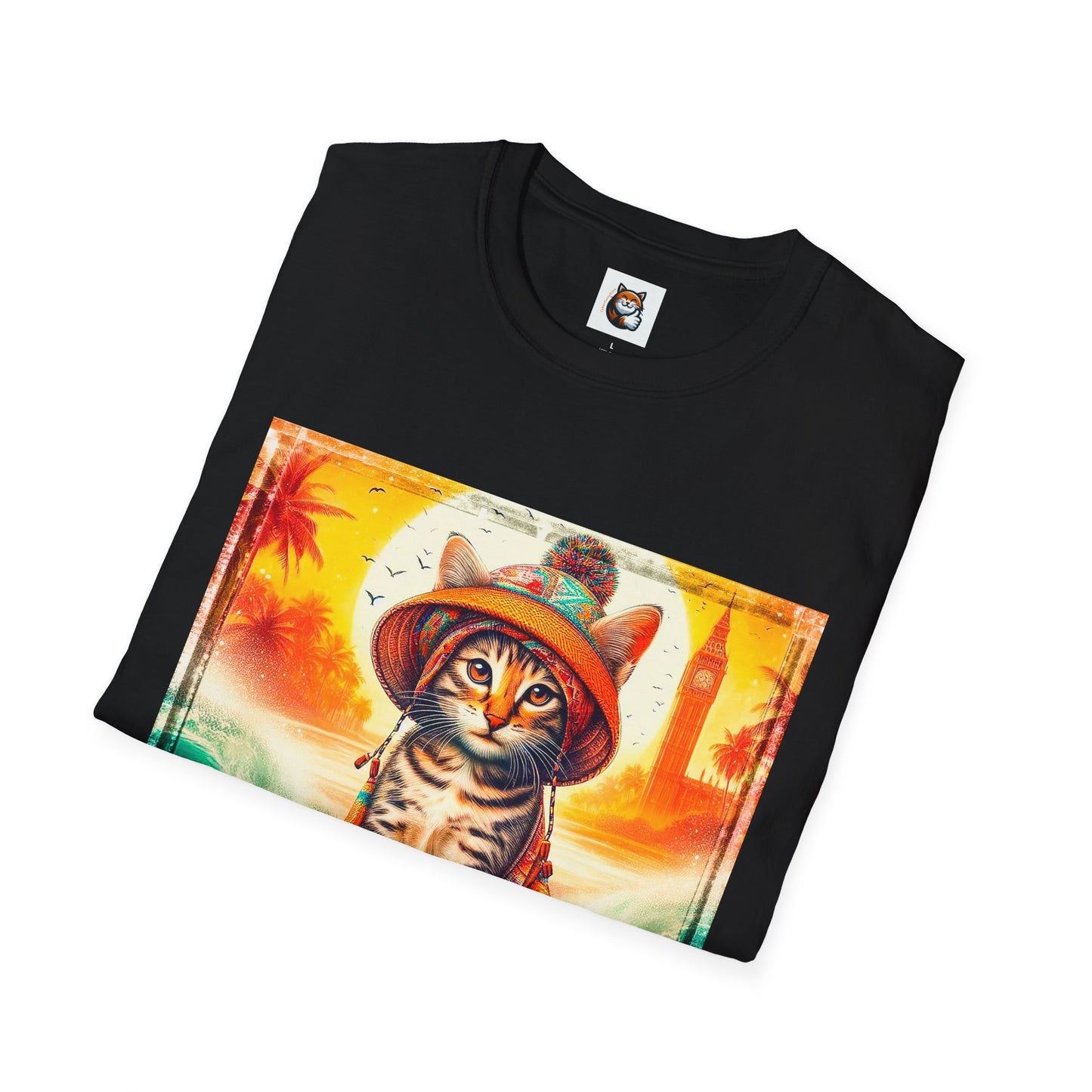 Domestic Cat Unisex Softstyle T-Shirt