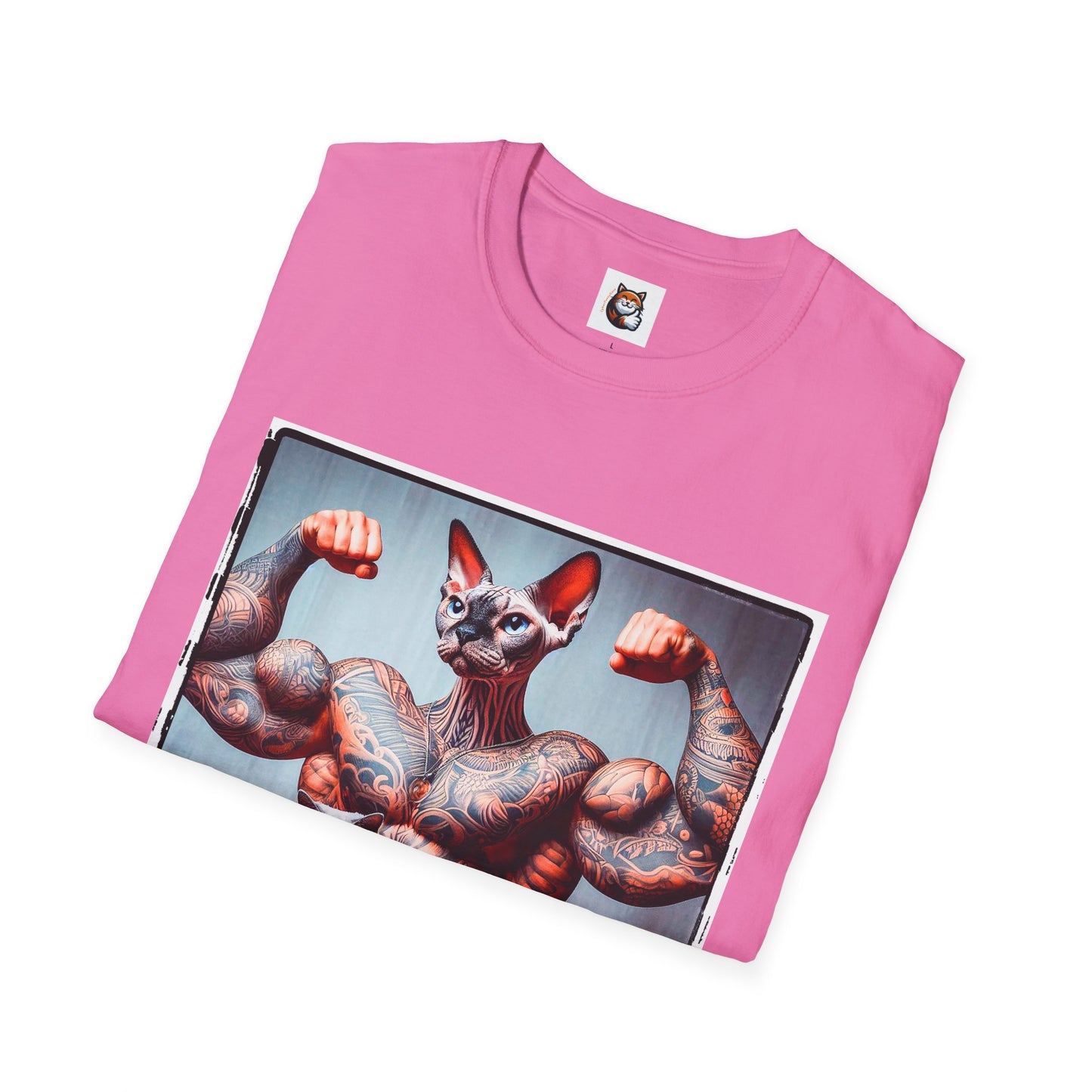 Devon Rex Cat Unisex Softstyle T-Shirt