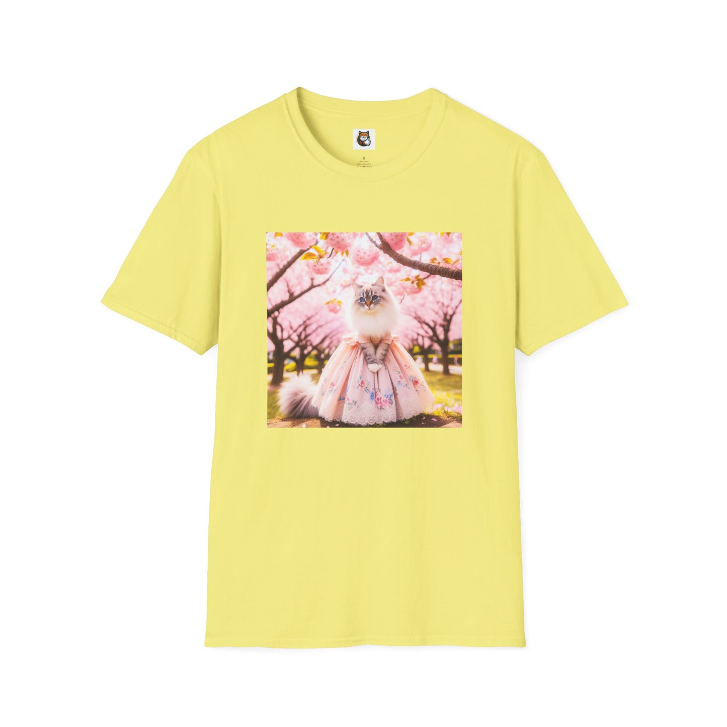 Siberian Cat pink dress shirt