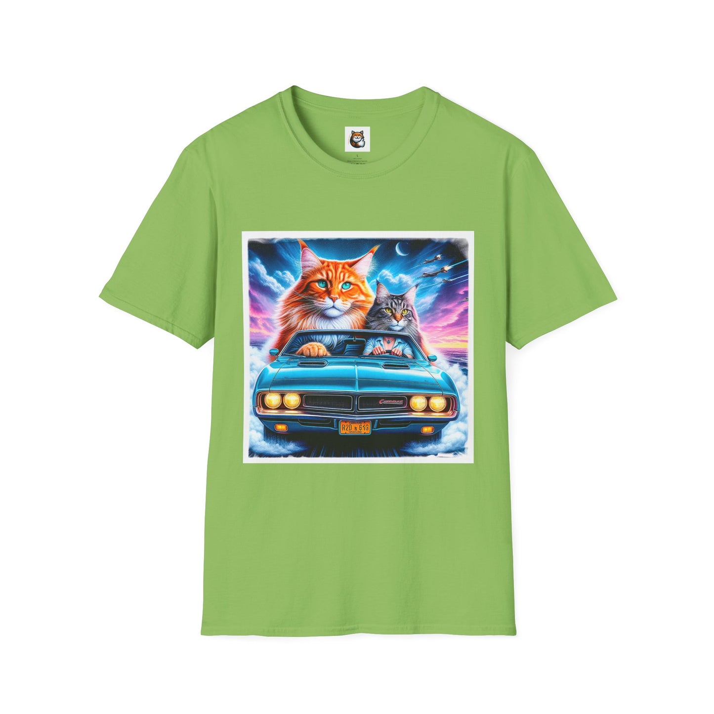 Wacky Maine Coon Unisex Softstyle T-Shirt