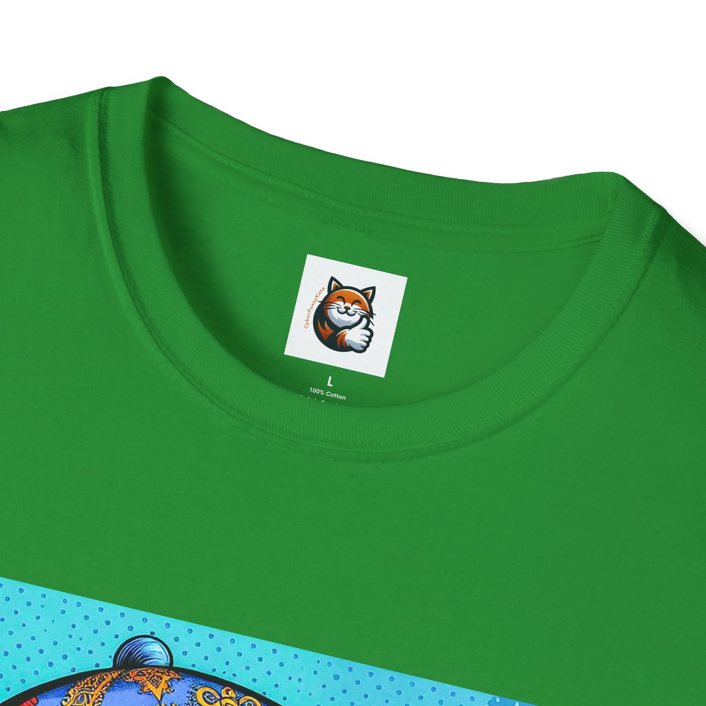 Russian Blue Cat Unisex Softstyle T-Shirt
