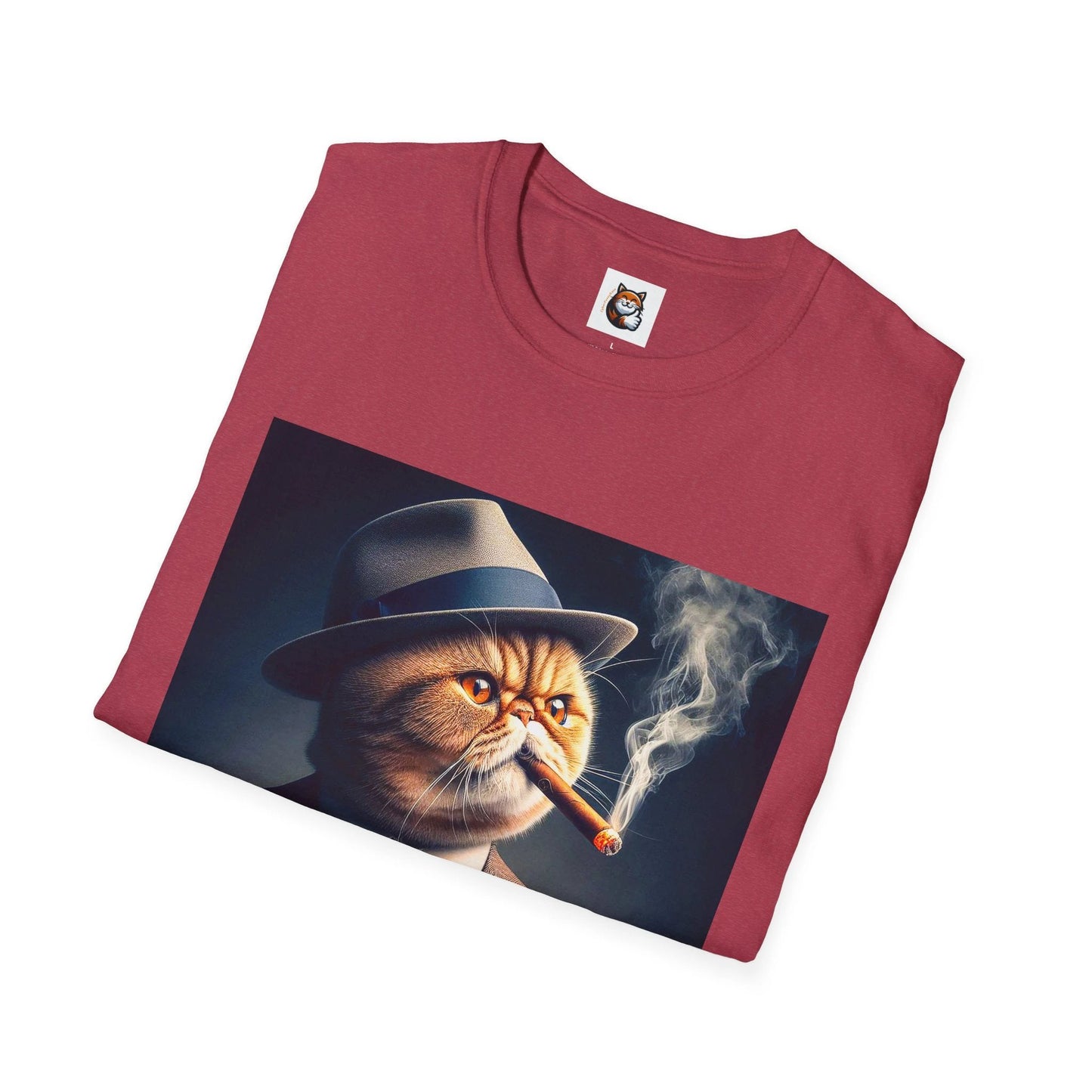 Exotic Shorthair Cat Unisex Softstyle T-Shirt by Printify