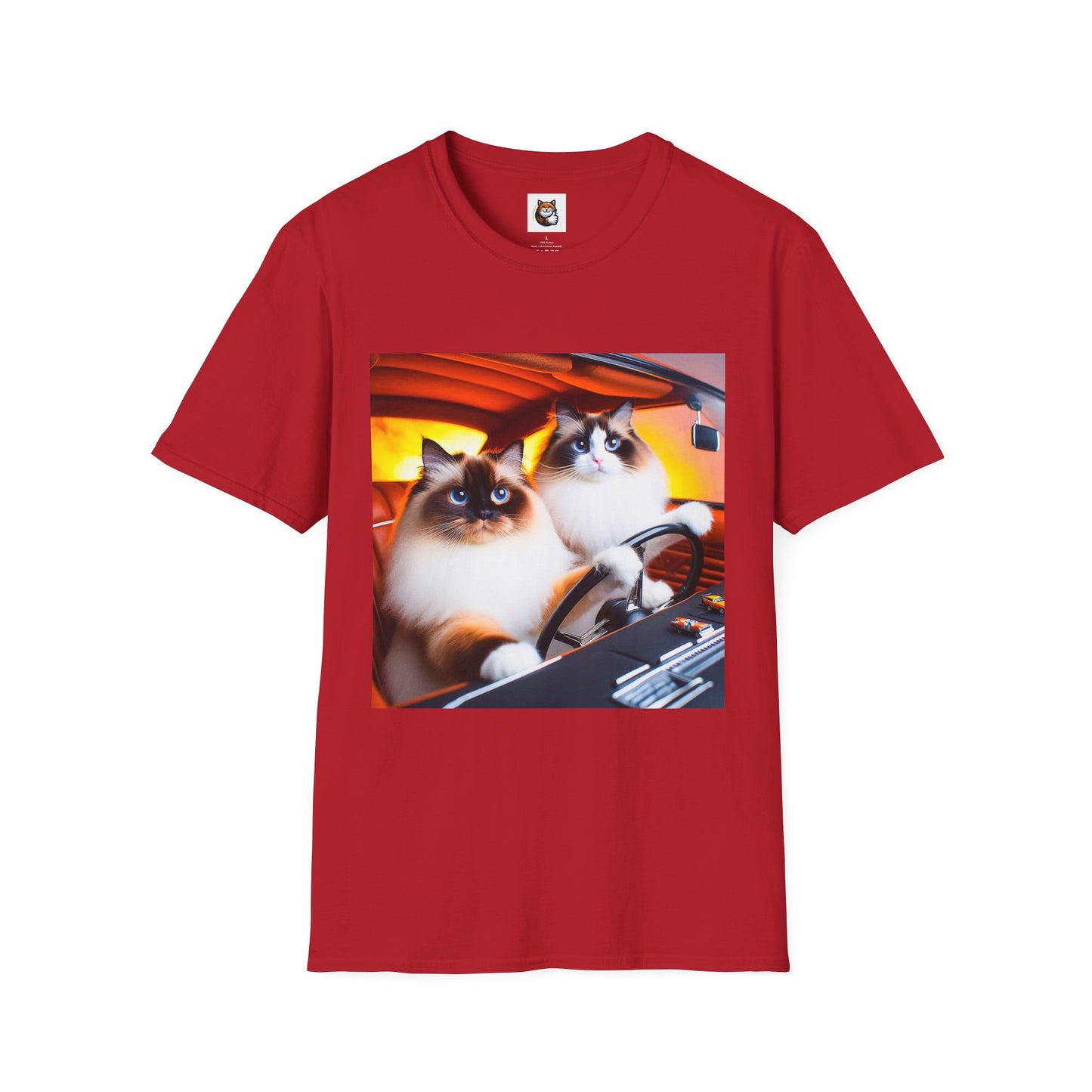 Wacky Ragdoll Unisex Softstyle T-Shirt