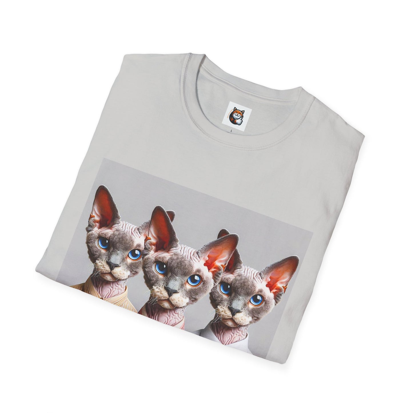 Devon Rex Cat business suits Softstyle T-Shirt