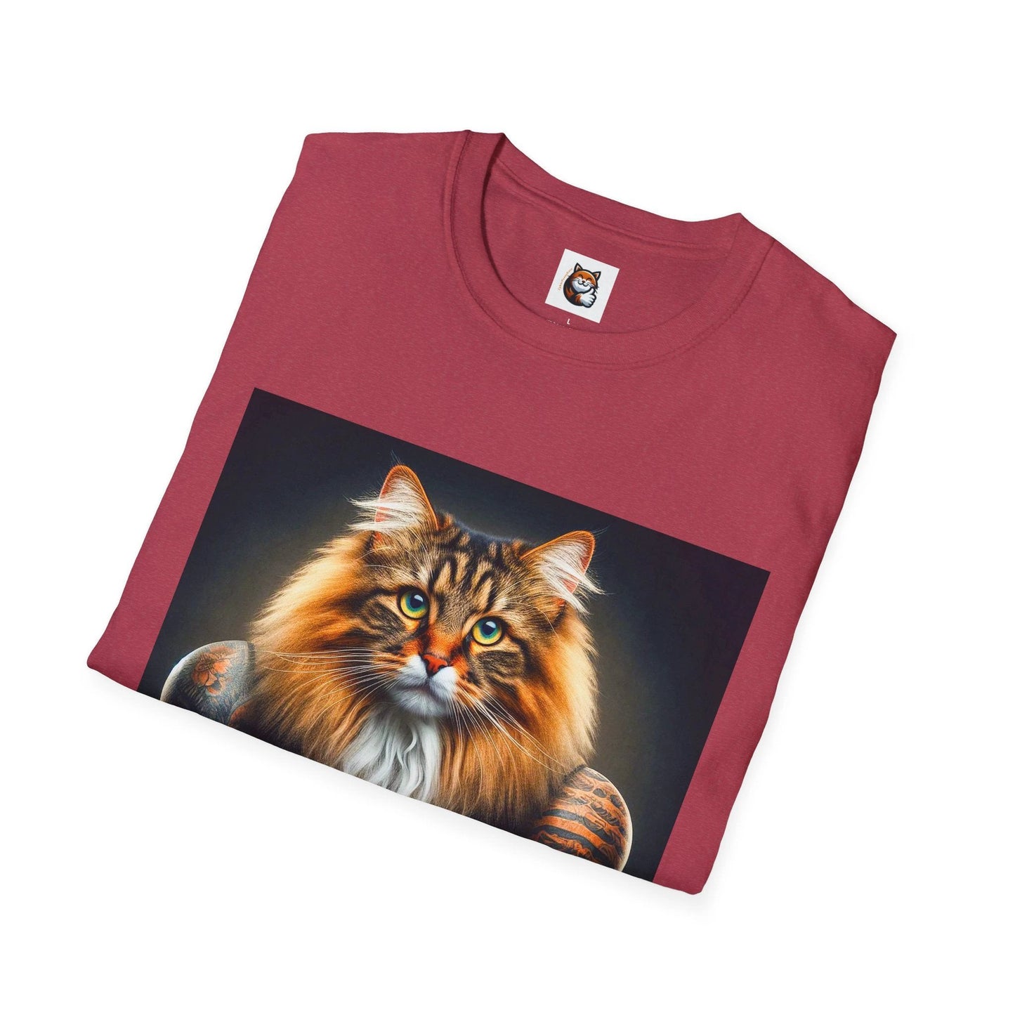 Norwegian Forest Cat Unisex Softstyle T-Shirt by Printify