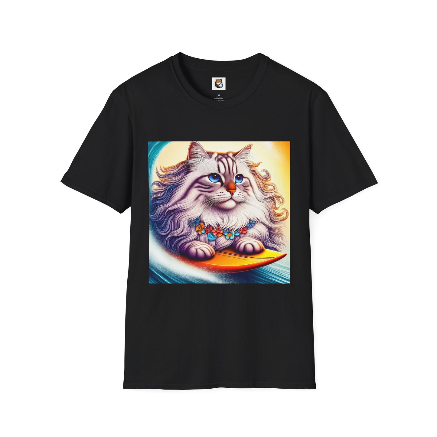 Siberian Cat surfing beauty