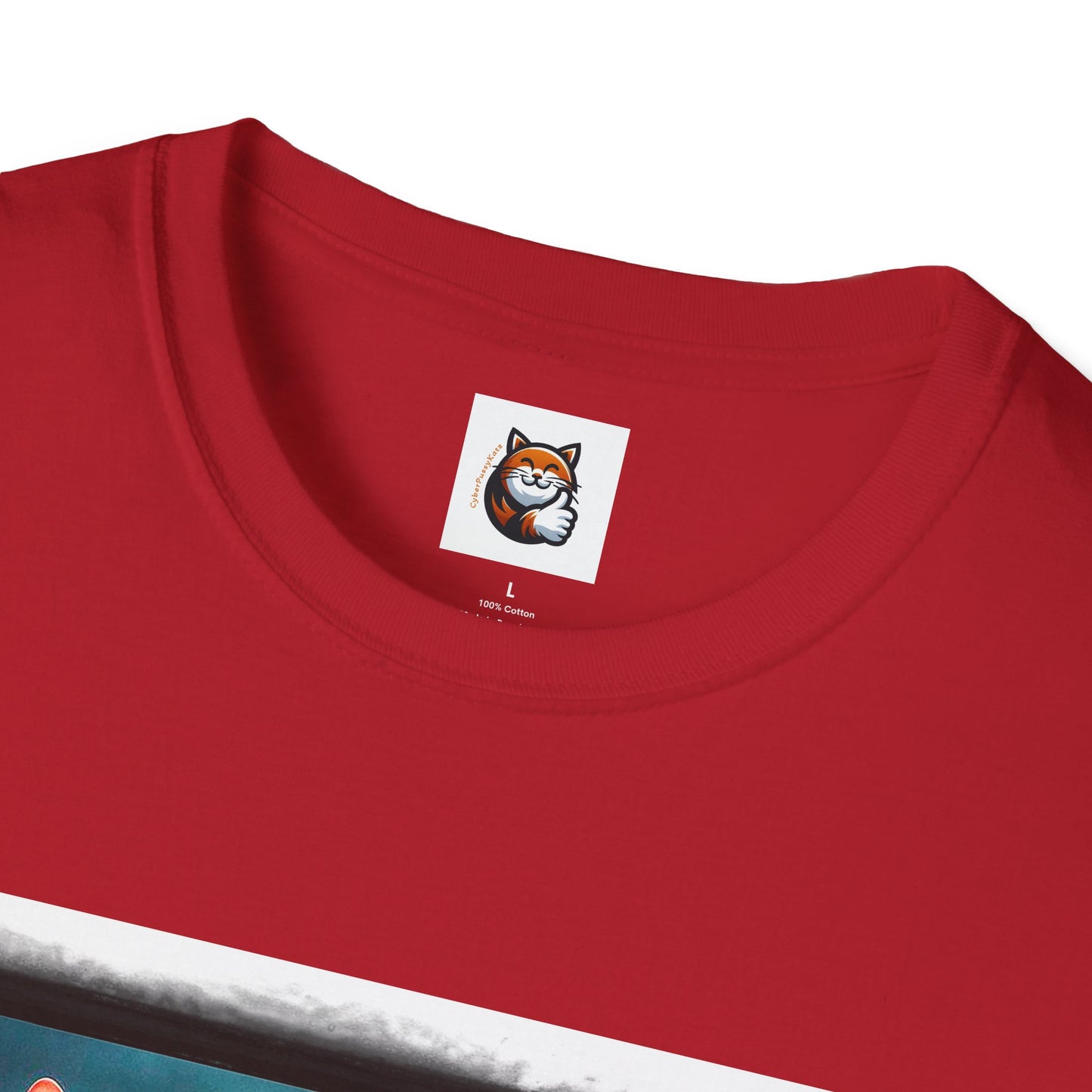 Wacky Cornish Rex Cat Unisex Softstyle T-Shirt