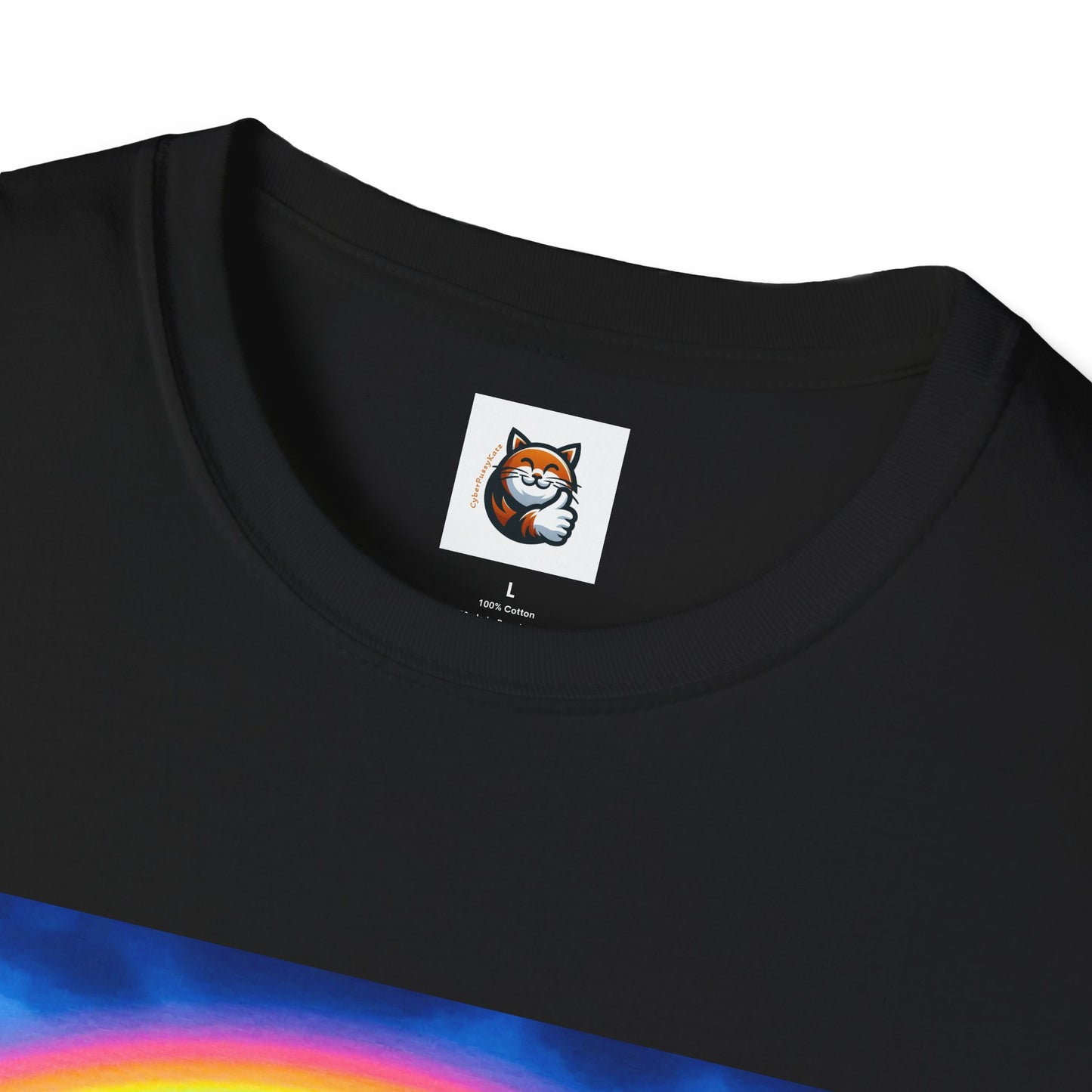 Russian Blue Cat Unisex Softstyle T-Shirt