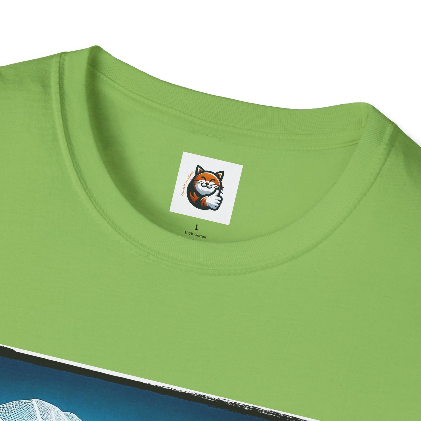Wacky American Shorthair driving Softstyle T-Shirt
