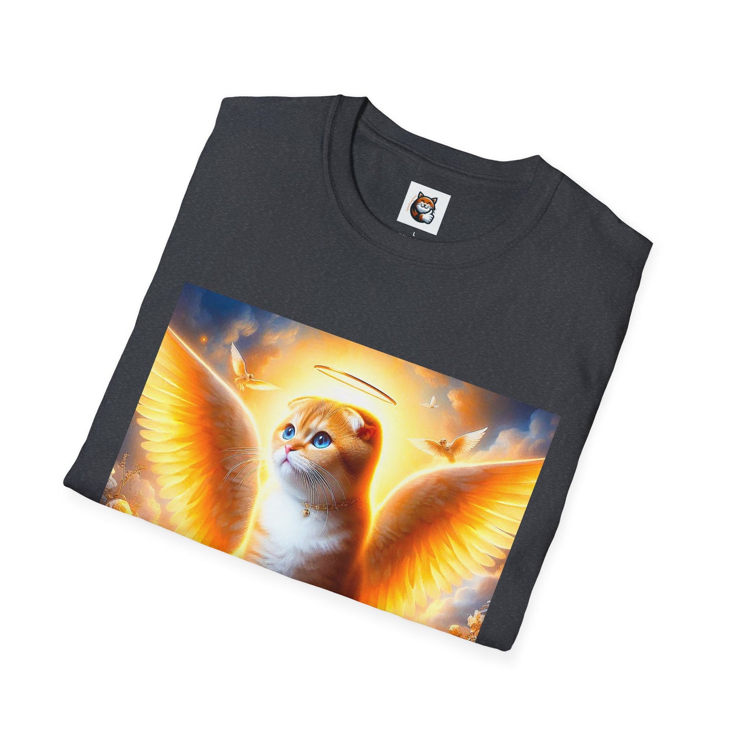 Scottish Fold Cat golden Angel T-Shirt