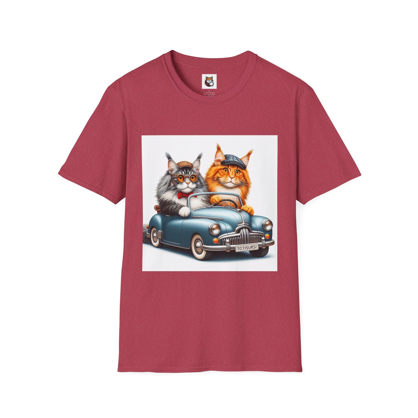 Wacky Maine Coon Unisex Softstyle T-Shirt