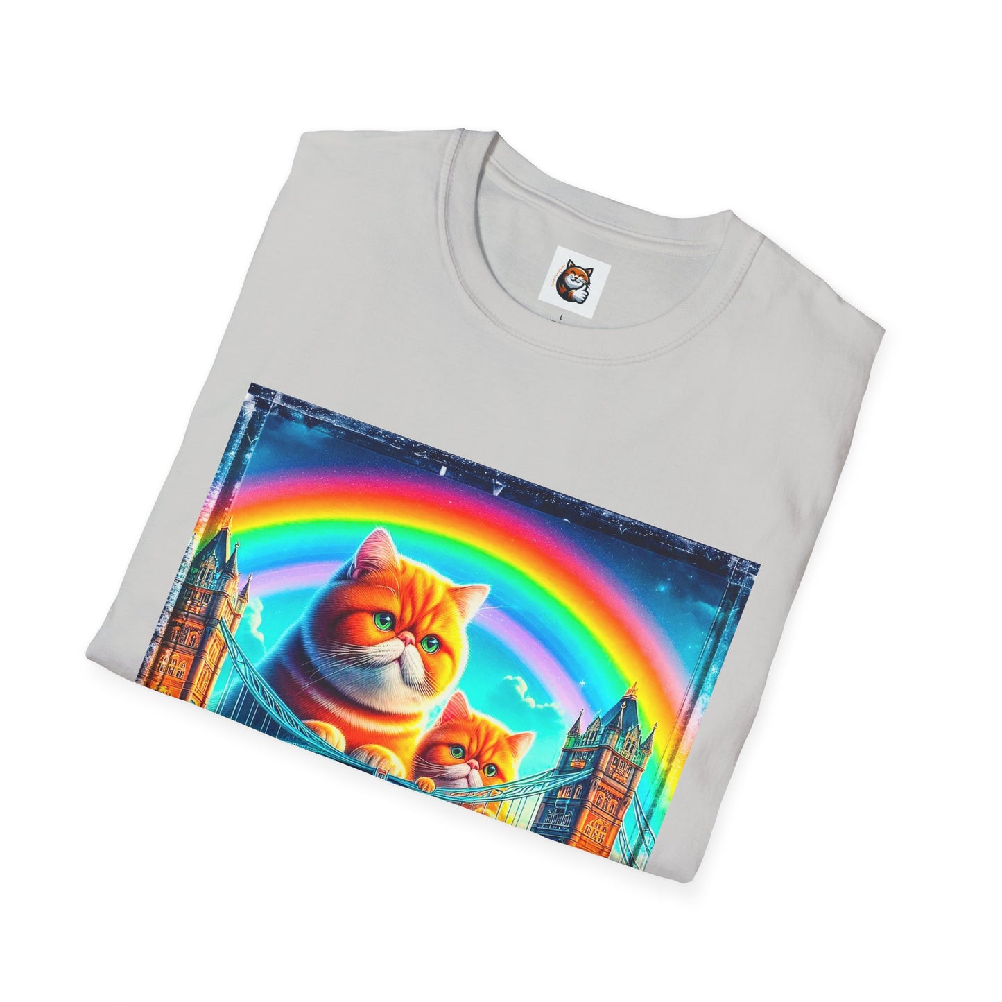 Exotic Shorthair Cat Unisex Softstyle T-Shirt