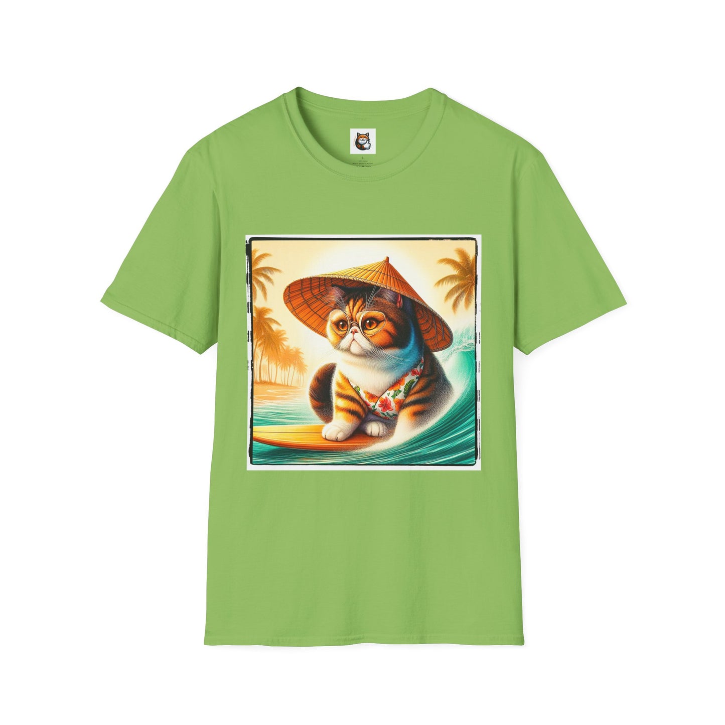Exotic Shorthair Cat Unisex Softstyle T-Shirt