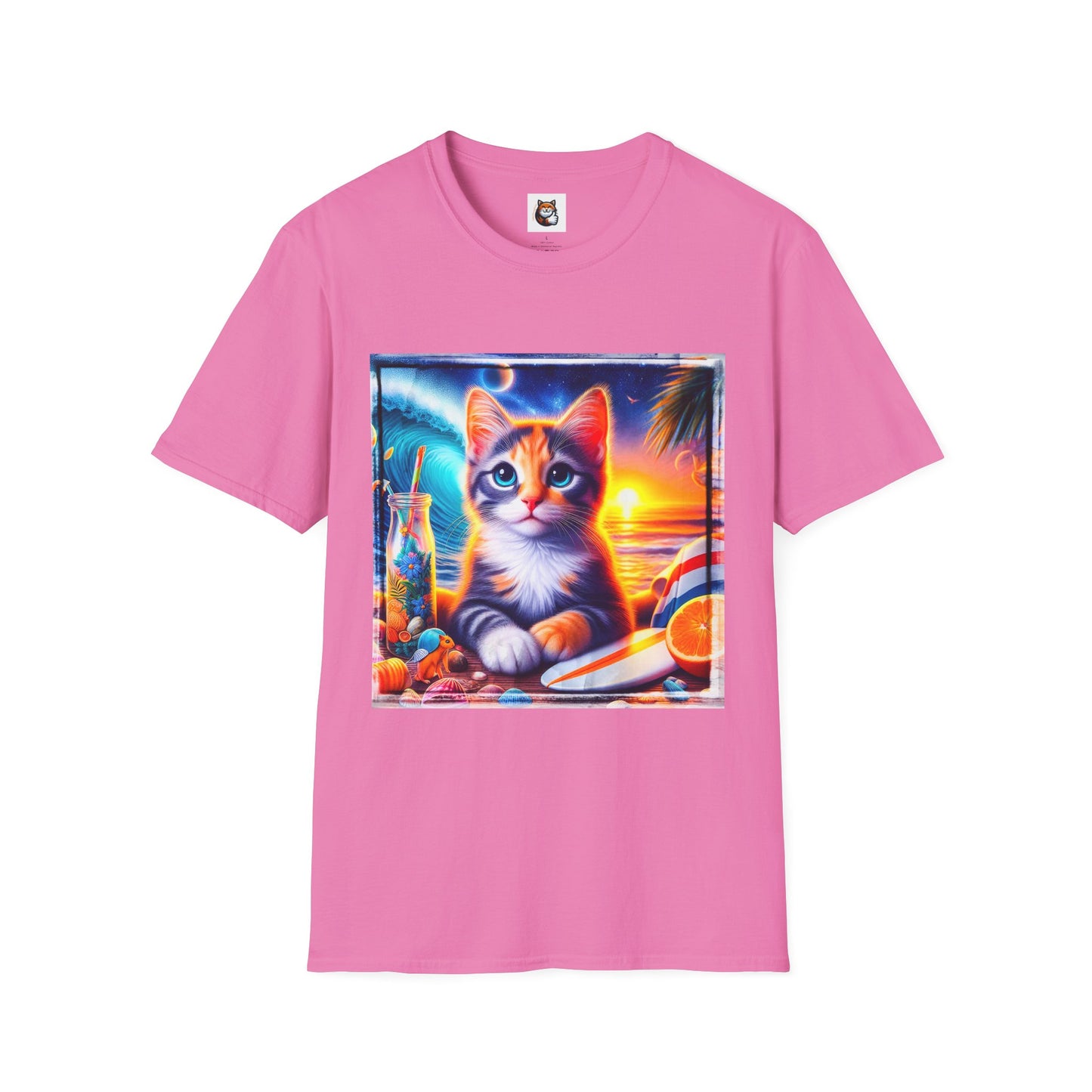Domestic Cat Unisex Softstyle T-Shirt
