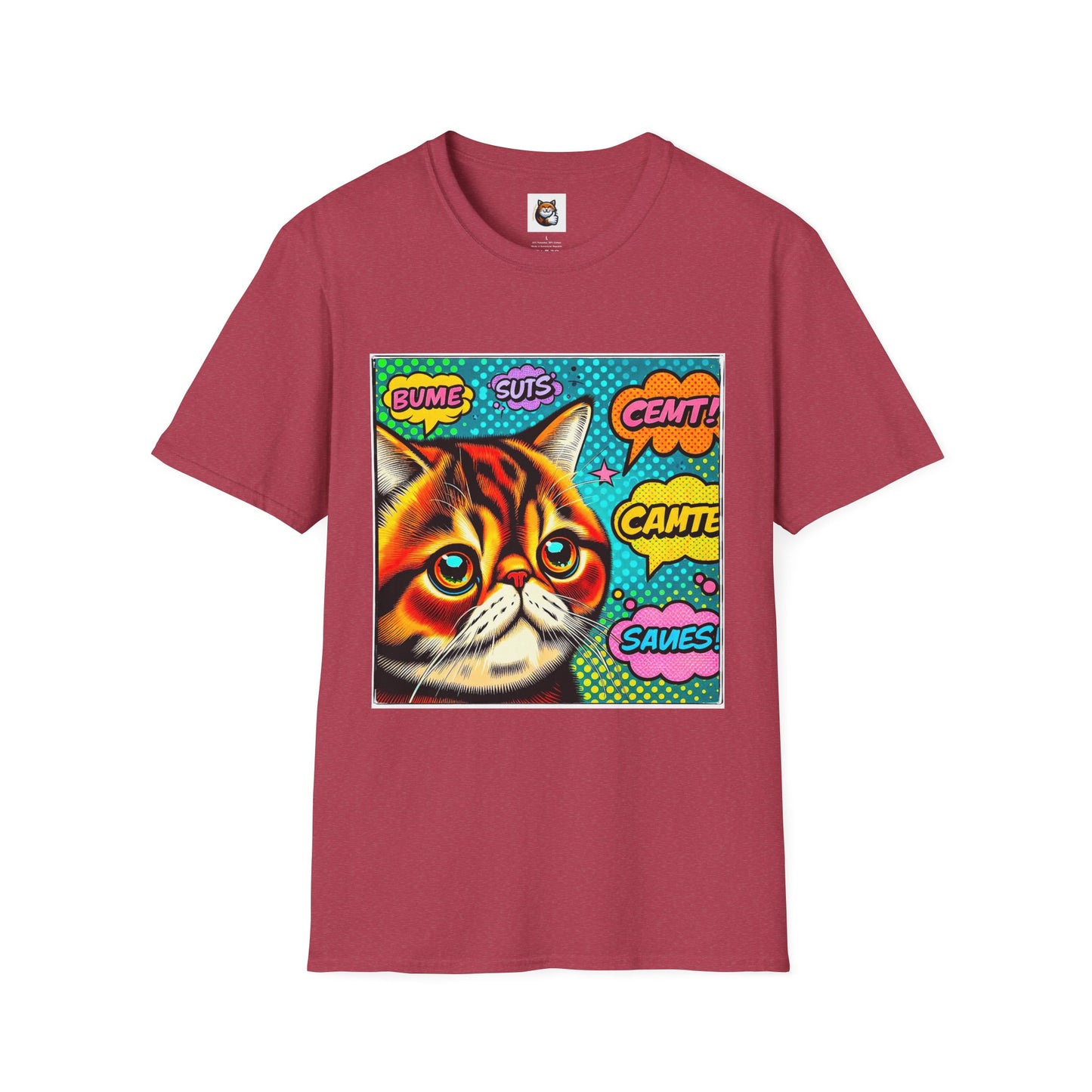 Exotic Shorthair Cat Unisex Softstyle T-Shirt