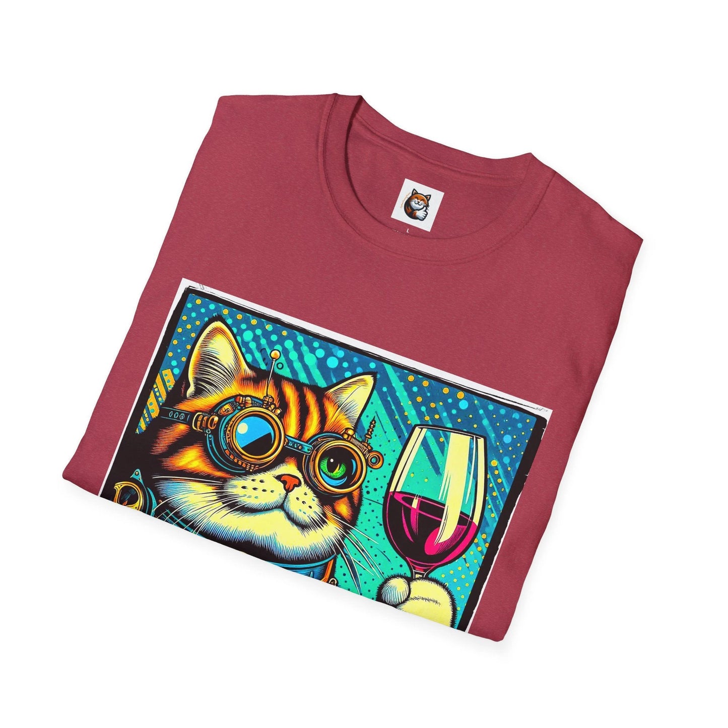 Domestic Cat Unisex Softstyle T-Shirt by Printify
