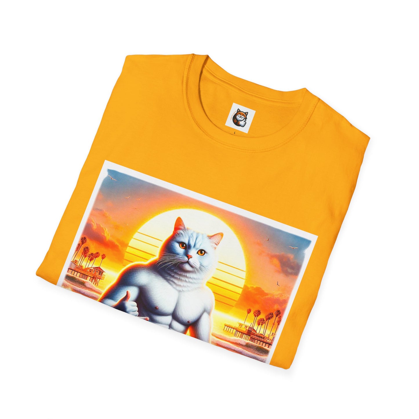Domestic Cat Unisex Softstyle T-Shirt