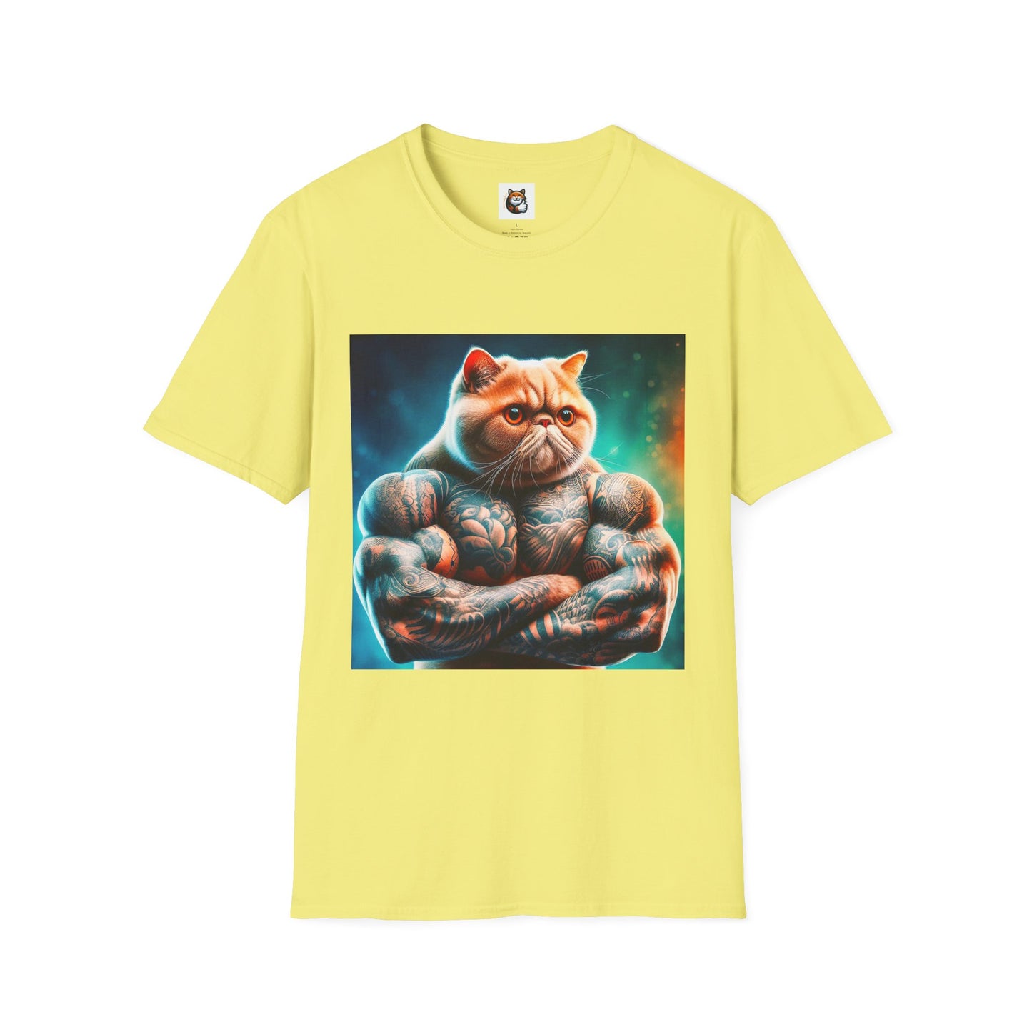 Exotic Shorthair Cat Unisex Softstyle T-Shirt